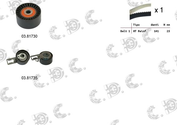 Autokit 04.5347 - Zahnriemensatz alexcarstop-ersatzteile.com