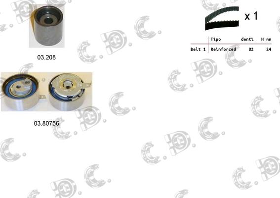 Autokit 04.5366 - Zahnriemensatz alexcarstop-ersatzteile.com