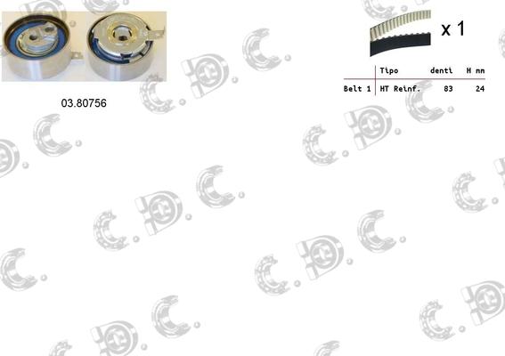 Autokit 04.5303 - Zahnriemensatz alexcarstop-ersatzteile.com