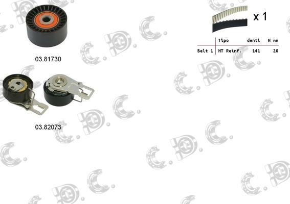 Autokit 04.5374 - Zahnriemensatz alexcarstop-ersatzteile.com