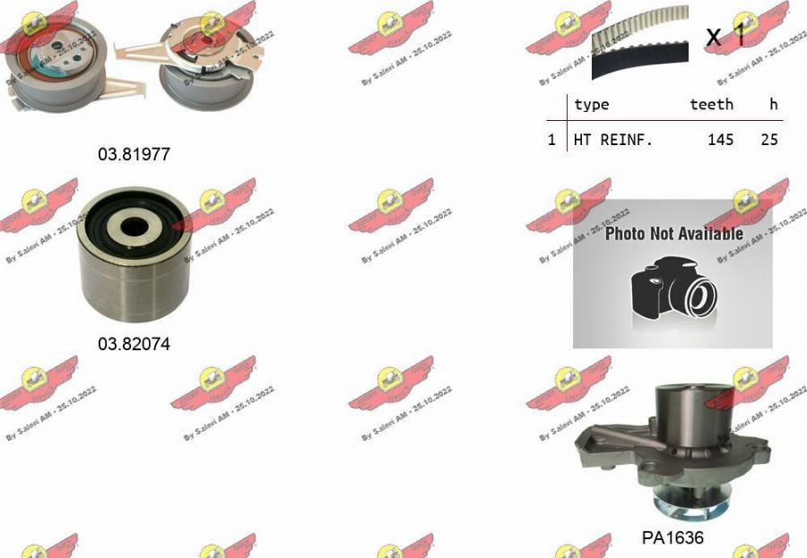 Autokit 04.5370PA - Wasserpumpe + Zahnriemensatz alexcarstop-ersatzteile.com