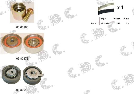 Autokit 04.5291 - Zahnriemensatz alexcarstop-ersatzteile.com