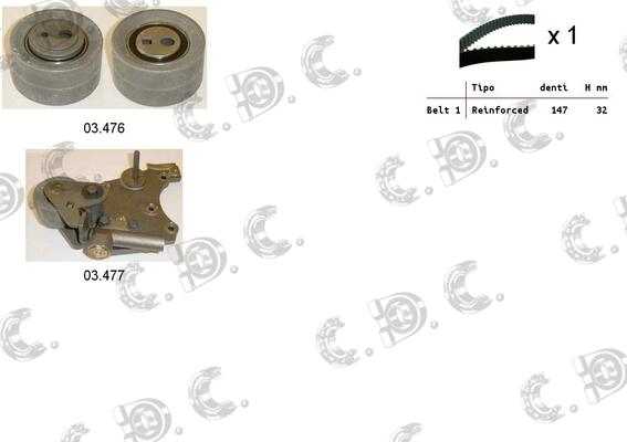 Autokit 04.5246 - Zahnriemensatz alexcarstop-ersatzteile.com