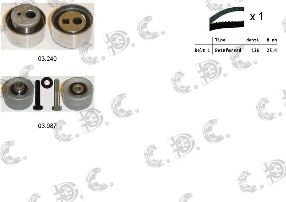 Autokit 04.5206 - Zahnriemensatz alexcarstop-ersatzteile.com