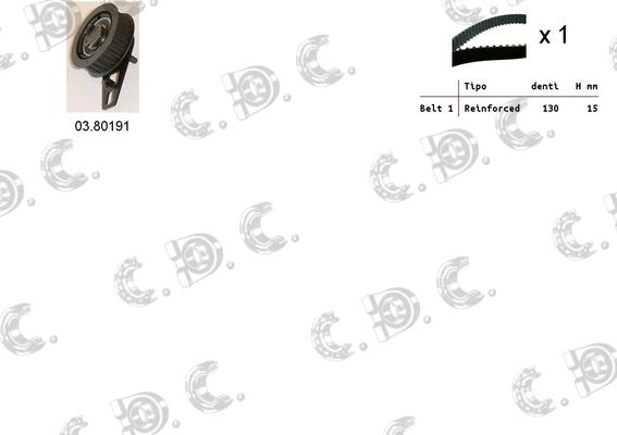 Autokit 04.5288 - Zahnriemensatz alexcarstop-ersatzteile.com