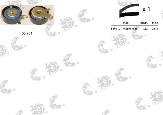 Autokit 04.5222 - Zahnriemensatz alexcarstop-ersatzteile.com