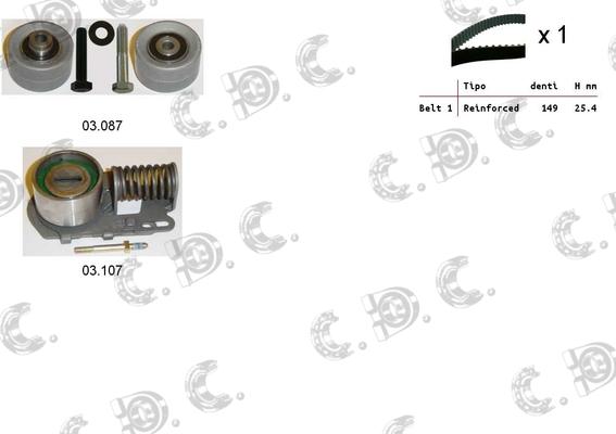 Autokit 04.5227 - Zahnriemensatz alexcarstop-ersatzteile.com