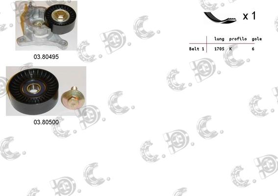 Autokit 06.0048 - Keilrippenriemensatz alexcarstop-ersatzteile.com