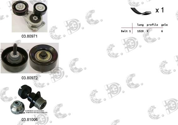 Autokit 06.0043 - Keilrippenriemensatz alexcarstop-ersatzteile.com