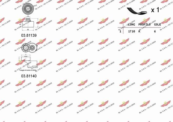 Autokit 06.0004 - Keilrippenriemensatz alexcarstop-ersatzteile.com