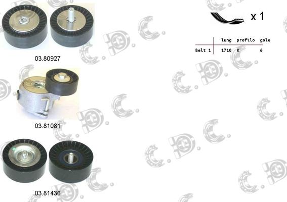 Autokit 06.0086 - Keilrippenriemensatz alexcarstop-ersatzteile.com