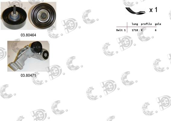 Autokit 06.0087 - Keilrippenriemensatz alexcarstop-ersatzteile.com