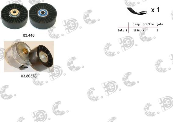 Autokit 06.0039 - Keilrippenriemensatz alexcarstop-ersatzteile.com