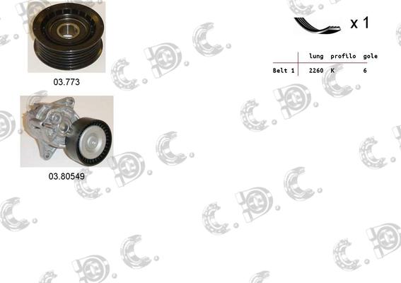 Autokit 06.0029 - Keilrippenriemensatz alexcarstop-ersatzteile.com