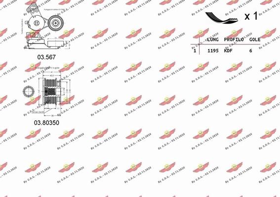 Autokit 06.0106 - Keilrippenriemensatz alexcarstop-ersatzteile.com