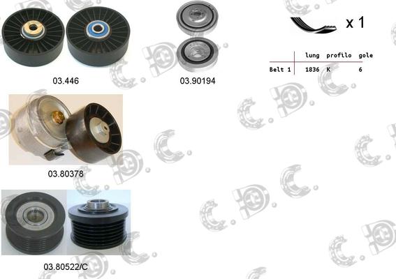 Autokit 06.0102 - Keilrippenriemensatz alexcarstop-ersatzteile.com