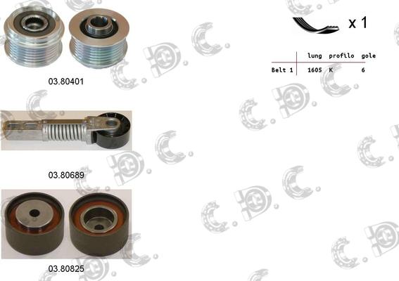 Autokit 06.0107 - Keilrippenriemensatz alexcarstop-ersatzteile.com