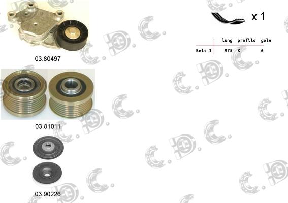 Autokit 06.0110 - Keilrippenriemensatz alexcarstop-ersatzteile.com