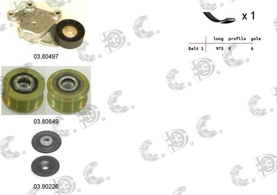 Autokit 06.0111 - Keilrippenriemensatz alexcarstop-ersatzteile.com