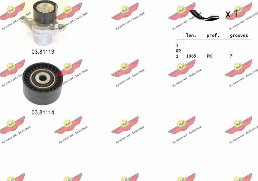 Autokit 06.0136 - Keilrippenriemensatz alexcarstop-ersatzteile.com