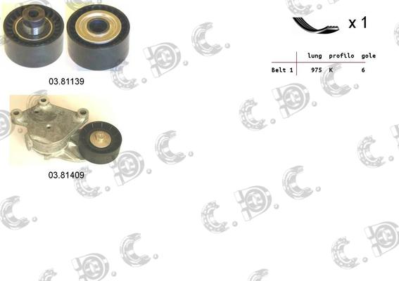 Autokit 06.0131 - Keilrippenriemensatz alexcarstop-ersatzteile.com