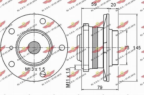 Autokit 01.97493 - Radlagersatz alexcarstop-ersatzteile.com