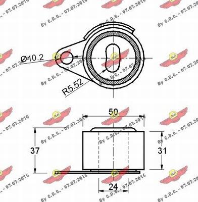 Autokit 03.083 - Spannrolle, Zahnriemen alexcarstop-ersatzteile.com