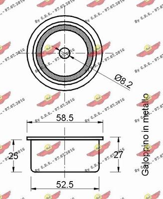 Autokit 03.80513 - Umlenk / Führungsrolle, Zahnriemen alexcarstop-ersatzteile.com