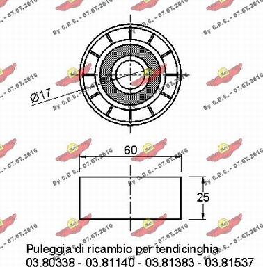 Autokit 03.80602 - Umlenk / Führungsrolle, Keilrippenriemen alexcarstop-ersatzteile.com