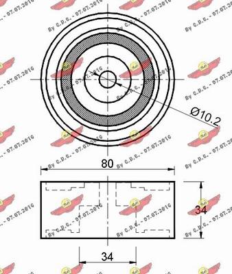 Autokit 03.80679 - Umlenk / Führungsrolle, Zahnriemen alexcarstop-ersatzteile.com