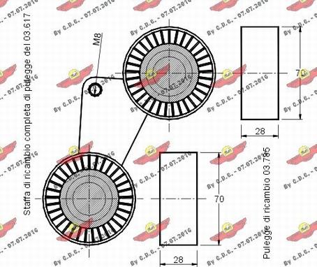 Autokit 03.80116 - Riemenspanner, Keilrippenriemen alexcarstop-ersatzteile.com