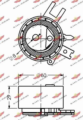 Autokit 03.80789 - Spannrolle, Zahnriemen alexcarstop-ersatzteile.com