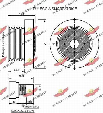 Autokit 03.81004 - Riemenscheibe, Generator alexcarstop-ersatzteile.com