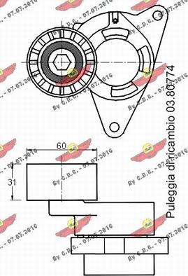 Autokit 03.81101 - Riemenspanner, Keilrippenriemen alexcarstop-ersatzteile.com