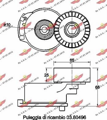 Autokit 03.81769 - Riemenspanner, Keilrippenriemen alexcarstop-ersatzteile.com