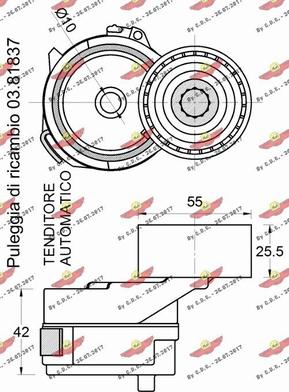 Autokit 03.82080 - Riemenspanner, Keilrippenriemen alexcarstop-ersatzteile.com