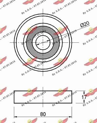 Autokit 03.349/M - Umlenk / Führungsrolle, Keilrippenriemen alexcarstop-ersatzteile.com