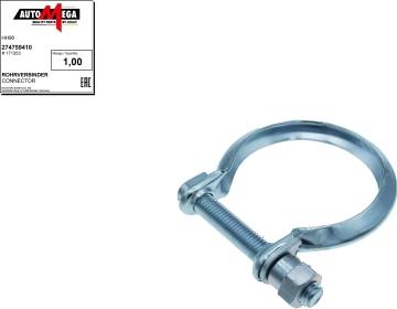 Automega 274759410 - Rohrverbinder, Abgasanlage alexcarstop-ersatzteile.com