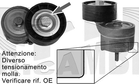 Autoteam A02208 - Riemenspanner, Keilrippenriemen alexcarstop-ersatzteile.com