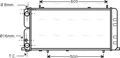 Ava Quality Cooling AI 2051 - Kühler, Motorkühlung alexcarstop-ersatzteile.com