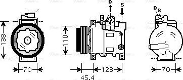 Ava Quality Cooling AI K261 - Kompressor, Klimaanlage alexcarstop-ersatzteile.com