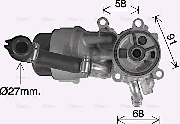 Ava Quality Cooling CN3307H - Ölkühler, Motoröl alexcarstop-ersatzteile.com