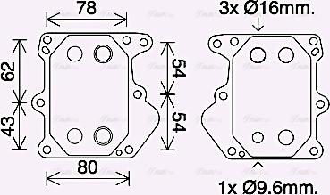 Ava Quality Cooling FD3625 - Ölkühler, Motoröl alexcarstop-ersatzteile.com