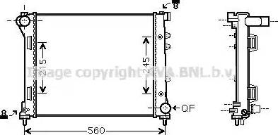 Ava Quality Cooling FT 2346 - Kühler, Motorkühlung alexcarstop-ersatzteile.com