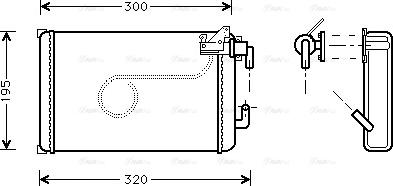 Ava Quality Cooling IV 6013 - Wärmetauscher, Innenraumheizung alexcarstop-ersatzteile.com