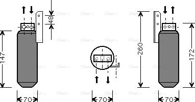 Ava Quality Cooling OL D164 - Trockner, Klimaanlage alexcarstop-ersatzteile.com