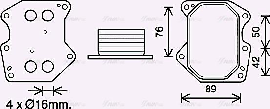 Ava Quality Cooling PE3400 - Ölkühler, Motoröl alexcarstop-ersatzteile.com