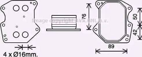 Ava Quality Cooling PE3399 - Ölkühler, Motoröl alexcarstop-ersatzteile.com