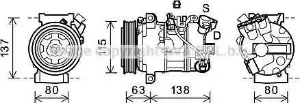 Ava Quality Cooling RTK491 - Kompressor, Klimaanlage alexcarstop-ersatzteile.com