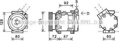 Ava Quality Cooling RT K468 - Kompressor, Klimaanlage alexcarstop-ersatzteile.com